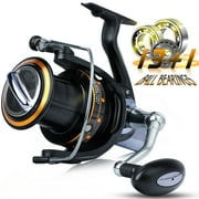 Sougayilang Line Counter Trolling Reel Conventional Level Wind Fishing Reel  Left Handle