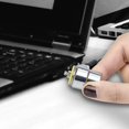 thumbnail image 3 of LinenLoon Câble de Verrouillage pour Ordinateur Portable Matériel de Sécurité Antivol Rétractable pour iPad Tablette Ordinateur Portable MacBook Dell HP Lenovo Kindle Surface Samsung Android et Tous les Autres Ordinateurs Portables et Tablettes, 3 of 5