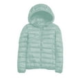 thumbnail image 5 of Winter Puffer Coats for Women Lightweight Puffy Jacket Packable Hooded Down Coat Mint Green XXL, 5 of 5