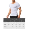thumbnail image 6 of Compression Shirt for Men Slimming Shapewear Tummy Control Compression Undershirt Breathable Body Shaper for Workout Gym Daily, 6 of 6