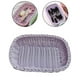 thumbnail image 1 of Canasta de estantería tejida a mano Organización de ropa llave de almacenamiento Cesta de almacenamiento Basina de almacenamiento de almacenamiento de Púrpura ligera, 1 of 8