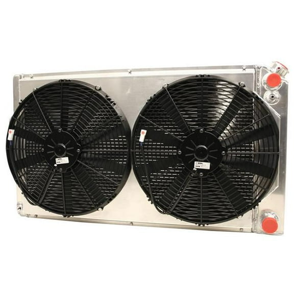 Griffin GRICU00008LS Radiator Combo Unit for GM A & G Body LS