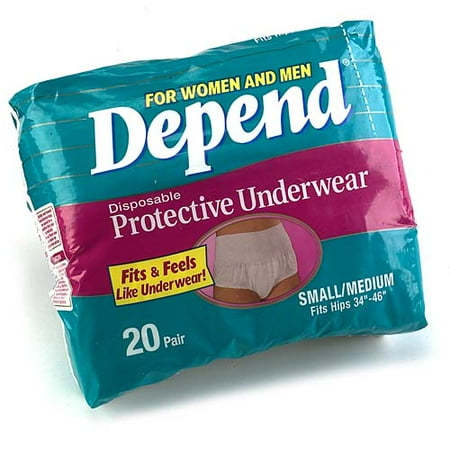 Depend Protective Underwear S/m 20