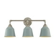 thumbnail image 2 of Vanity Art 3-Lights Wall Sconce Lighting Vintage Industrial Indoor and Outdoor Light Fixture Wall Mount Lamp Bath Sconce for Farmhouse, Bedroom, Bathroom Vanity, Living Room BA220-3SN-BL, 2 of 3