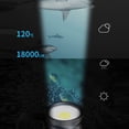 thumbnail image 3 of Dive Torch, Super Bright Aluminum Alloy Wide Application Various Modes IPX8 Waterproof Flashlight  for Camping, 3 of 8