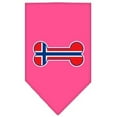 thumbnail image 6 of Pet and Dog Bandana Screen Printed, "Bone Shaped Norway Flag", 6 of 10