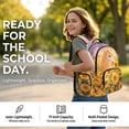 thumbnail image 6 of Xoenoiee Horse Sunflower Print Kids School Backpack for Teens Girls Middle Primary School Bag Bookbag Elementary Preschool Backpack Travel Casual Daypack with Adjustable Strap, 6 of 7