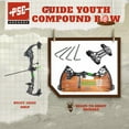 PSE Guide Junior Compound Bow Set Ages 10 & Up 826LB Pull