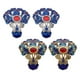thumbnail image 4 of 2 piezas hermosa joyería moda 36 x 40 mm multicolor aleación cloisonné flor Astilla Zulema joyería de cloisonné para mujeres, 4 of 8