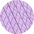 thumbnail image 1 of Ahgly Tapis Rond Lavable en Machine Intérieur Transitionnel Violet, 3 Pieds Rond, 1 of 7