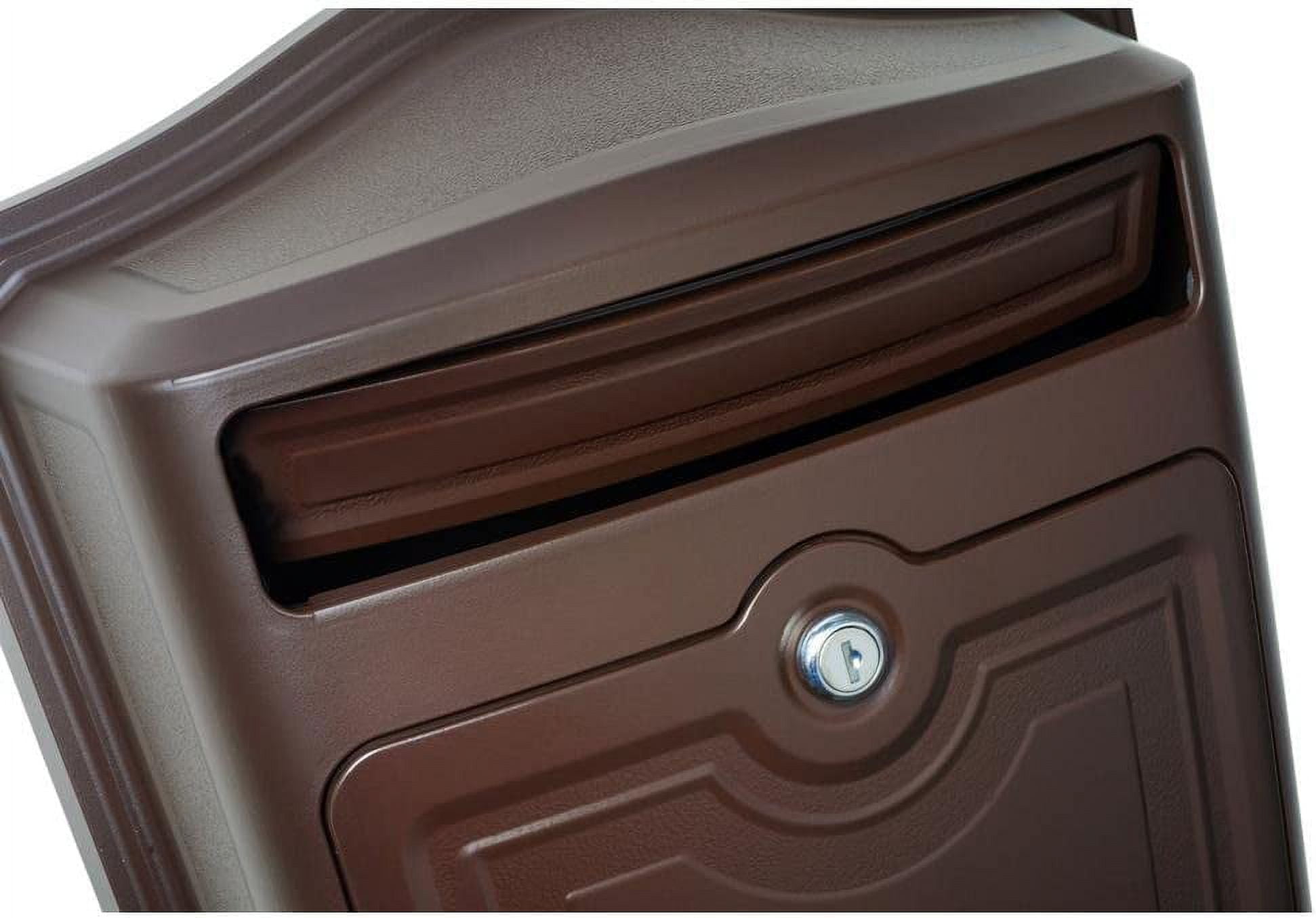 Architectural Mailboxes 2540RZ-10 Maison Mailbox, Wall-Mount, Rubbed Bronze, 19.37 x 36.86-In. - Quantity 1