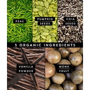 Truvani Vegan Pea Protein Powder | Vanilla | 20g Organic Plant Based Protein | 10 Travel Packets | Keto | Gluten & Dairy Free | Low Carb | No Added Sugar