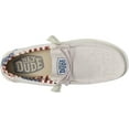thumbnail image 3 of Men's Hey Dude, Wally Patriotic Slip-On 40001-1K1 Off White Synthetic, 3 of 6
