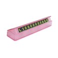 thumbnail image 2 of koolsoo Car Parking Card Number Plate Moving Auto Phone Number Plate Stop Parking Number Pink, 2 of 9