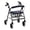 Wolf, variant on HELLHERO Rollator Walker Seat Covers for Elderly Adults Snowman Seat Back Cover Gift Option Non Slip for Elder