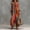 Red, variant on Women's Boho Spaghetti Strap V-Neck Printed Checkered Jumpsuit – Sleeveless Loose Flowy Wide Leg Romper Green，S