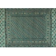 thumbnail image 1 of Ahgly Company Indoor Rectangle Southwestern Light Blue Country Area Rugs, 5' x 8', 1 of 4