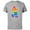 Athletic Heather, variant on Mickey Mouse Pride Classic Pose Rainbow Icon Fill - Short Sleeve Cotton T-Shirt for Adults - Customized-Navy