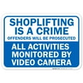thumbnail image 1 of Shoplifting Is A Crime Sign, Offenders Will Be Prosecuted,, 1 of 8