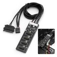thumbnail image 2 of USB Header Splitter, USB 2.0 Header Splitter with SATA Power Cable, 2 of 5