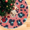 thumbnail image 5 of FMSHPON Beautiful Leopard Print Xmas Christmas Tree Skirt Stand Mat for Holiday Party Decoration Indoor Outdoor 36 inches, 5 of 6