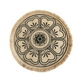 thumbnail image 4 of Posavasos de moda con bordado de encaje, mantel individual para oficina Negro, 4 of 9