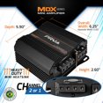thumbnail image 3 of Amplificador para auto PRV AUDIO MDX1200.2 2x600 W RMS 2 ohm, 3 of 9
