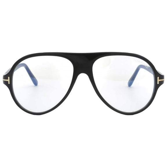 Tom Ford Blue Light Block Pilot Men's Eyeglasses FT5012-B 001 53