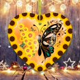 thumbnail image 2 of Sunflower Butterfly Artistic Ornament, 2 of 4