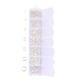 thumbnail image 1 of 1170PCS Silver Metal Open Jump Rings Kit with 7 Sizes (3-10mm) - Includes Optional Plier, Tweezer & Thimble Tools - Perfect for Handmade DIY Earring Jewelry Crafting - Organized in a Compact Box, 1 of 6