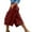 Wine #005, variant on Mohiass Womens Capri Pants Wide Leg High Waisted Cargo Capris for Women Summer Caual Loose Cropped Trousers with Pockets Khaki XL