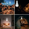 thumbnail image 6 of 2pcs USB Rechargeable LED Light Bulbs with Solar Panel & USB Charging - Portable Hanging Camping & Hiking Light with 4 Light Modes (Daylight, Nightlight, Flashlight, 6 of 7
