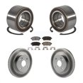 thumbnail image 1 of Transit Auto Front Wheel Bearing Coated Disc Brake Rotors and Semi-Metallic Pads Kit for Car 2011-2014 Mazda 2 KBB-101336, 1 of 11