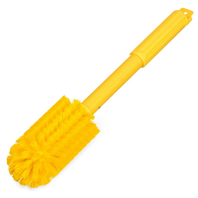 40004C04 Carlisle Brosse Multi-Usage Sparta 16 Pouces avec Poils en Polyester - Plastique, Jaune