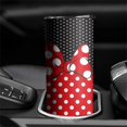 thumbnail image 4 of 20 oz Tumbler with Straw and Lid，Stainless Steel Double Wall Insulated Water Bottle, Cartoon Mouse Skinny Tumbler Vocation Gifts for Girls and Women, 4 of 6