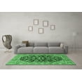 thumbnail image 3 of Ahgly Company Indoor Square Persian Emerald Green Traditional Area Rugs, 5' Square, 3 of 4