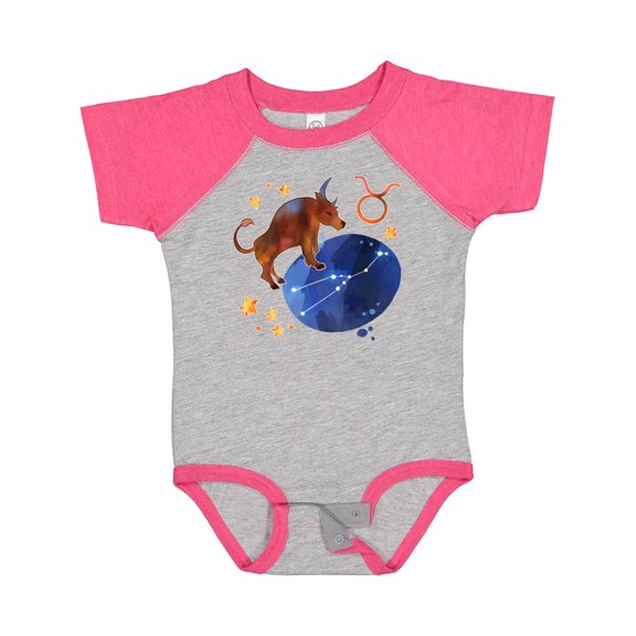 Inktastic Taurus Constellation Zodiac Sign Illustration Boys or Girls Baby Bodysuit