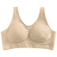 thumbnail image 5 of PNTUTB Women's Comfort Bra Seamless Removable Pad Sleep Bra Yoga Bra Sports Bra Gathering & Lifting, 5 of 6