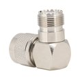thumbnail image 3 of 2-Pack N Male to UHF Female Elbow Adapter - RF Coaxial Adapter Connector for Radio Antenna, 3 of 8