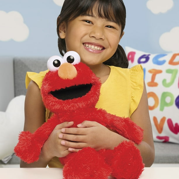 Sesame Street Tickle Me Elmo 13.5-inch Plush Doll, Laughs, Wiggles