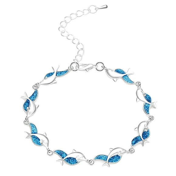 Bracelet Dauphin Animal Aobao Luxueux Mode pour Femmes Bijoux de Pieds Cadeau le Meilleur Cadeau pour un Être Cher