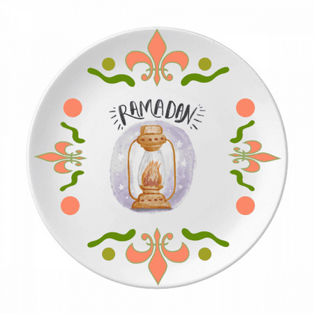 

colorful barn cartoon pattern flower ceramics plate tableware dinner dish