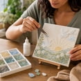 thumbnail image 4 of Sea Glass Art Kit for DIY Beach Crafts and Jewelry Making, Mosaic Craft Set with Colorful Glass Pieces for Home Decor., 4 of 4