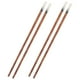 thumbnail image 5 of 2 pares de palillos de madera reutilizables, estilo simple, chinos, antideslizantes, versátiles, para servir comida, utensilios asiáticos., 5 of 6