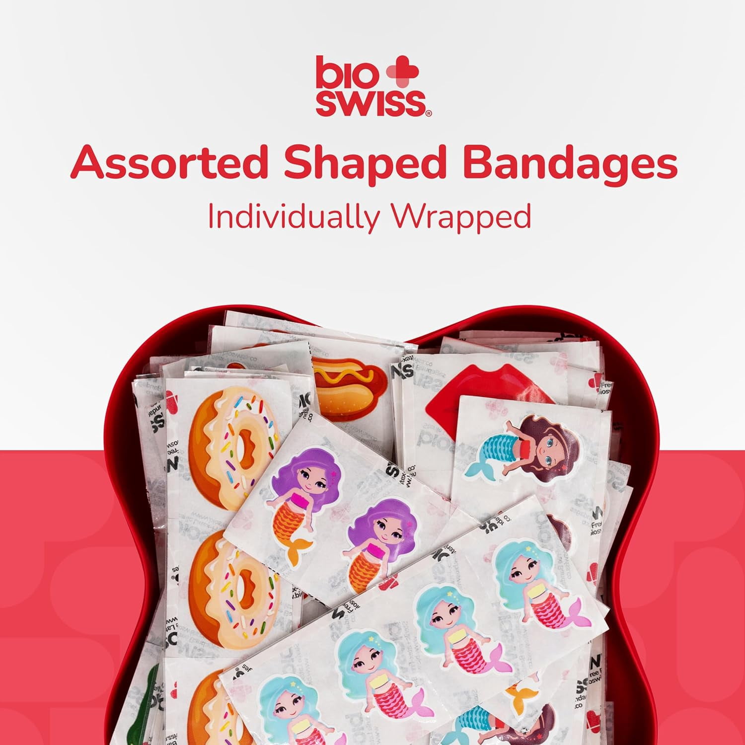 BioSwiss Assorted Bandages, 500 Count