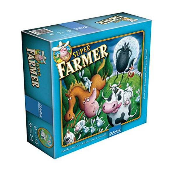 Super Farmer: A Game of Planning and Risk Bilingual Edition Board Game