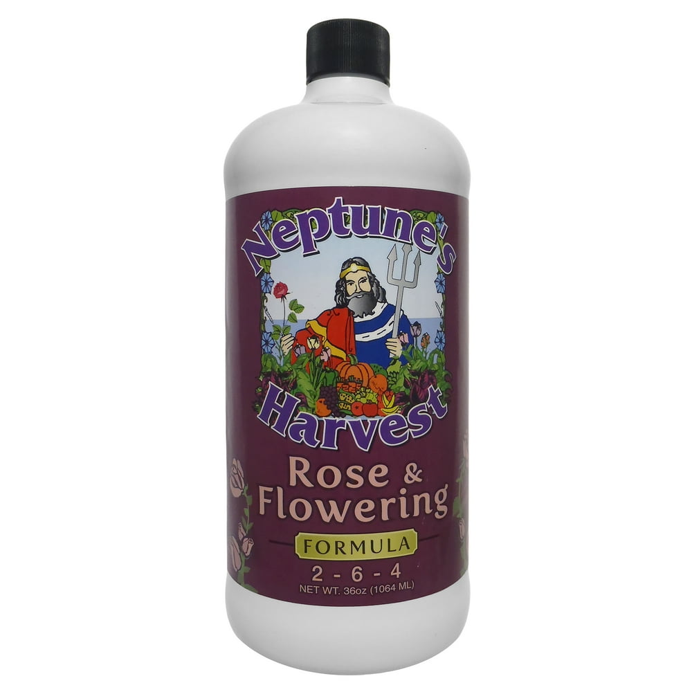 Neptune'S Harvest Rf136 1 Quart Rose & Flowering Formula Fertilizer