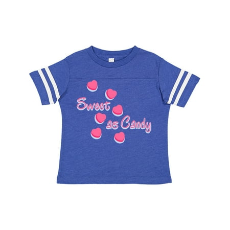 

Inktastic Sweet As Candy Valentine Gift Toddler Toddler Girl T-Shirt