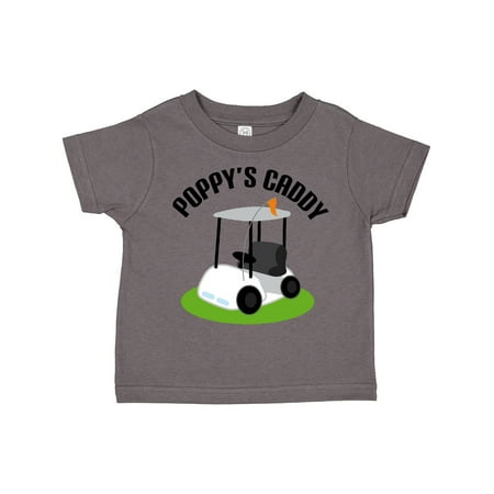

Inktastic Poppy s Caddy Golf Cart Grandchild Gift Toddler Boy or Toddler Girl T-Shirt