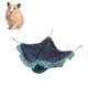 thumbnail image 5 of Hamaca Columpio Para Mascotas Pequeñas De Doble Capa, Hamaca De Felpa Doble Para Mascotas Pequeñas De Gasa De Encaje, Lavable En Caliente Atractiva Para Hurones Y Loros Cergrey Azul, 5 of 8